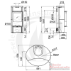 Living Fire by Spartherm - Kaminofen Sino City Porto Blanco