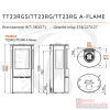 TermaTech Kaminofen | TT23RGS Speckstein mit Seitenfenster | 5 kW