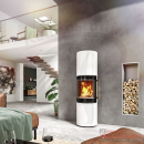 Drooff Brunello 2 L Stein | Ofen mit 180° Sichtscheibe | 3-6 kW