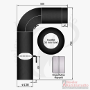 Rohr-Set - Fullform 700x500 mm mit Tür&DK Inkl. Rosette...
