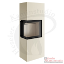 Spartherm Kaminofen - Lungo 2L - Magnolie - Schamotte =...