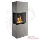 Spartherm Kaminofen - Lungo 2L - Nickel - Schamotte =...
