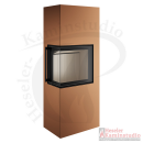 Spartherm Kaminofen - Lungo 2L - Rostbraun-Metallic -...