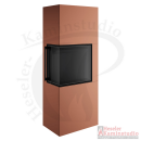 Spartherm Kaminofen - Lungo 2L - Kupfer - Schamotte =...