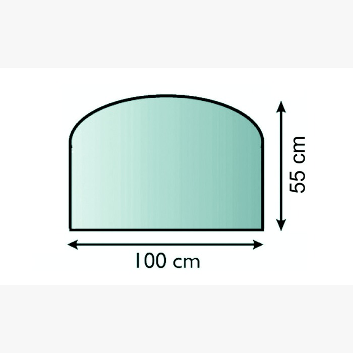 Lienbacher VORLEGEPLATTE GLAS 100 X 55 CM