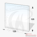 Glasbodenplatte 6 mm Quadrat 125x125 cm mit Facette