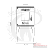 Kaminofen Bullerjan cook mini  (4,5 kW) Holz Klassik