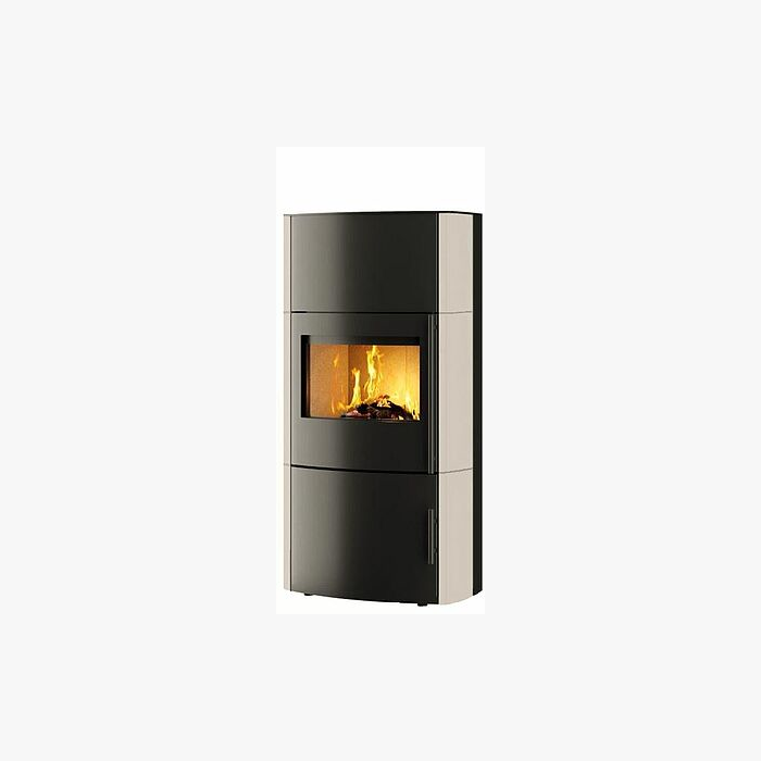 Kaminofen Cera Design Genius - Stein (Ofen des Jahres 2024) natur - mit Holzfachtür