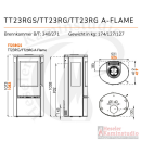 TermaTech Kaminofen | TT23RG A-Flame (Abbrandsteuerung) | 5 kW