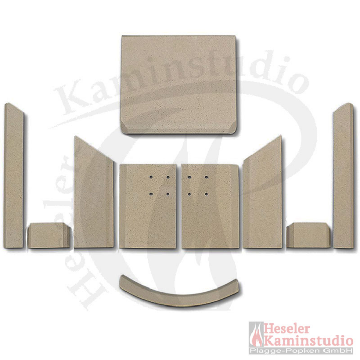 TermaTech - Ersatzteile - Serie TT10G - Feuerraumauskleidung - Steinsatz komplett