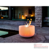 Quarzglas-Feuerschale - QFlame Pure Terrasse  - Feuerschale aus Quarzglas