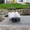 Quarzglas-Feuerschale - QFlame Pure Terrasse  - Feuerschale aus Quarzglas