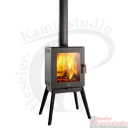 Kaminofen Max Blank Bonn Steel - Hybridofen für Holz...