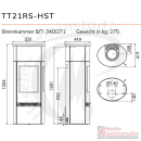TermaTech Kaminofen | TT21RS-HST Speckstein | 5 kW