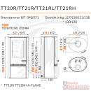 TermaTech Kaminofen | TT21R A-FLAME Stahl | 5 kW