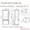 TermaTech Kaminofen | TT21RS-CG A-FLAME TermaStone Grey | 5 kW