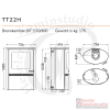 TermaTech Kaminofen | TT22H | 7,5 kW