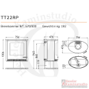 TermaTech Kaminofen | TT22RP | 7,5 kW