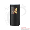 Drooff Farini | Eleganter Stahlofen mit Natursteinplatte...