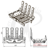 NunnaUuni - Ersatzteile - Rost AG2 (355 x 265 mm) Komplett-Set