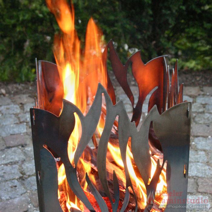 Svenskav Feuerkorb Flamme aus 2 mm hochwertigem Rohstahl