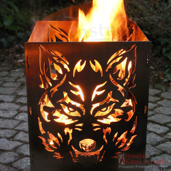 Svenskav Feuerkorb Wolf aus 2 mm hochwertigem Rohstahl