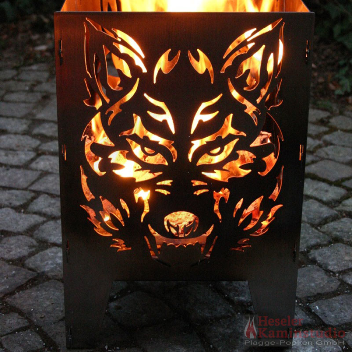 Svenskav Feuerkorb Wolf aus 2 mm hochwertigem Rohstahl