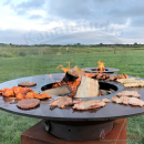 DCG OutdoorFire Cook Kitchen Gartenkamin Gartenküche  / BBQ Grillplatte 10 mm Carbon-Stahl