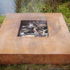 DCG OutdoorFire Feuertisch Parera 120 cm mit Grillrost aus 3 mm CORTEN-Stahl