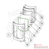 Austroflamm Ersatzteile - Flok 2.0 - Dichtung flach 8x2 (Glasdichtung)