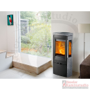 TermaTech Kaminofen | TT30GS Speckstein mit Seitenfenster...