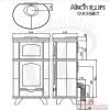 Altech Specksteinofen | Eclips Gourmet | 4 bis 9 kW