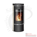 Pelletofen Oranier Carus 2.0 Speckstein, Korpus Stahl schwarz