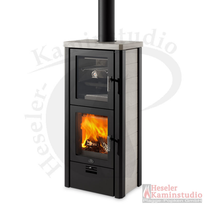Kaminofen Max Blank Bamberg BF - mit Brat- u. Backfach für Holz und Pellet