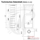 Kaminofen Max Blank Bamberg BF - mit Brat- u. Backfach für Holz und Pellet